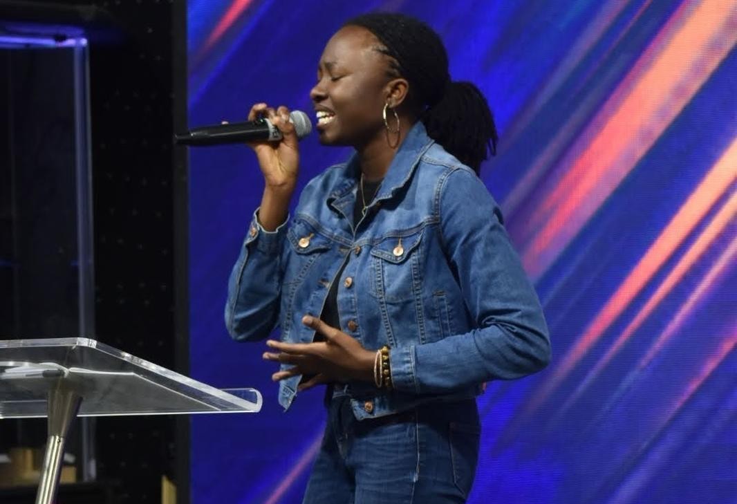 Ministering at June 2024 Youth Sunday at RCG Christ Embassy